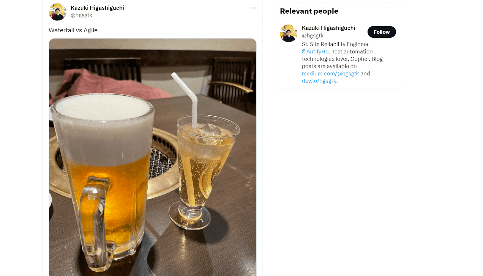 How engineer humorously describes the difference