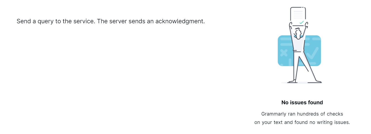 Screenshot from Grammarly