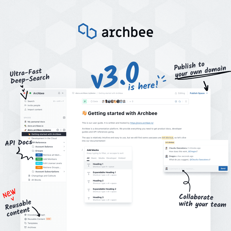 Archbee live on Product Hunt!
