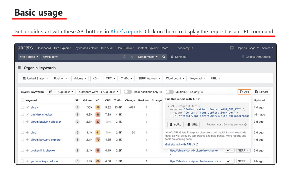Screenshot from Ahrefs’s documentation with more context