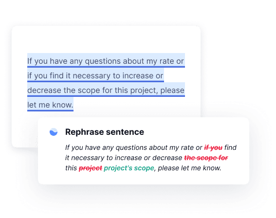 Editor to find any spelling mistakes and grammatical errors