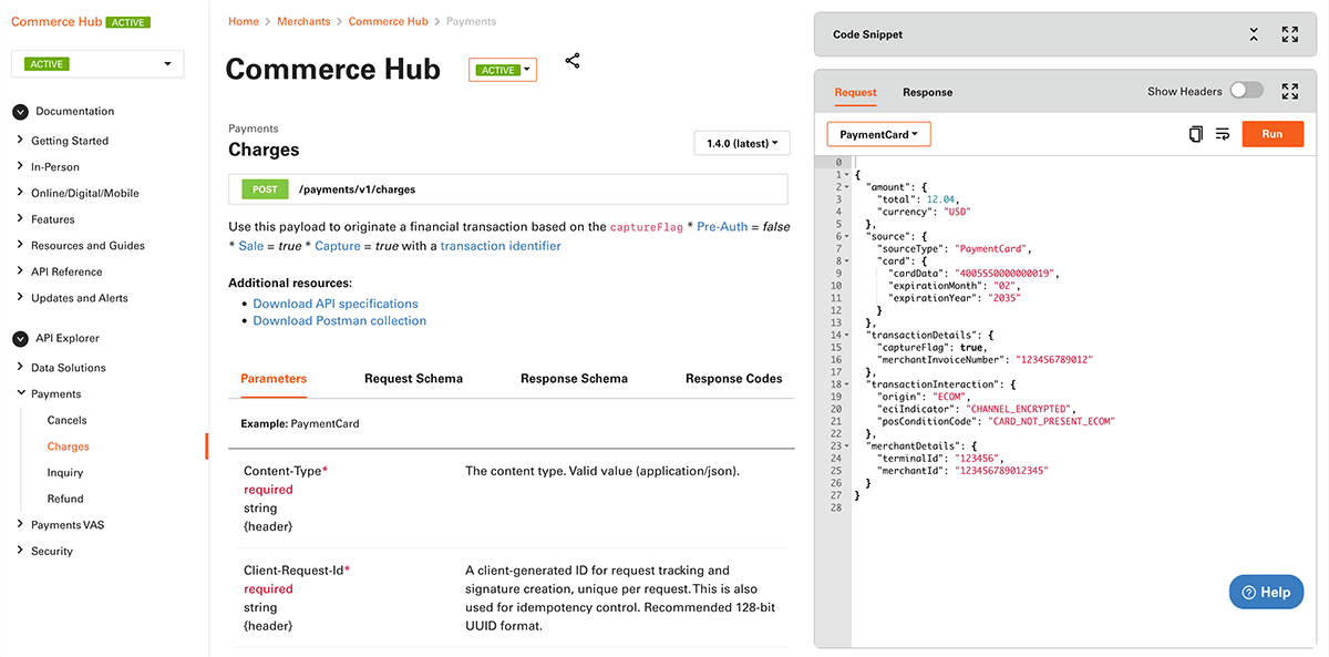 Fiserv offers an API sandbox to developers