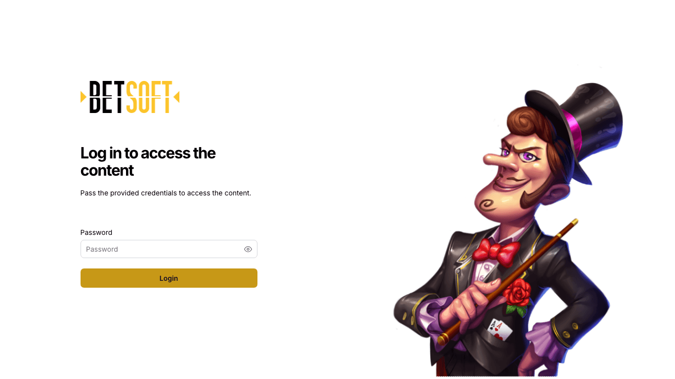 Betsoft documentation portal