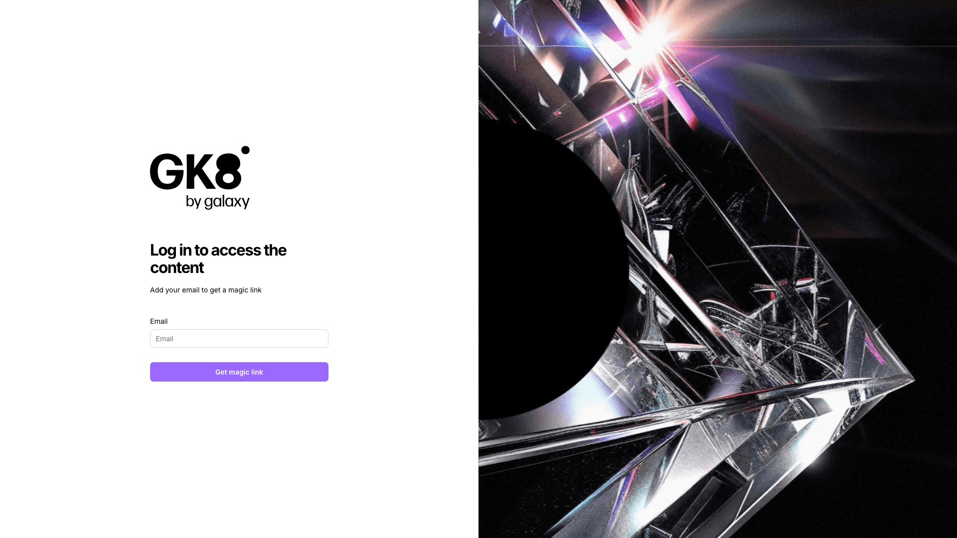 Gk8 documentation portal desktop view