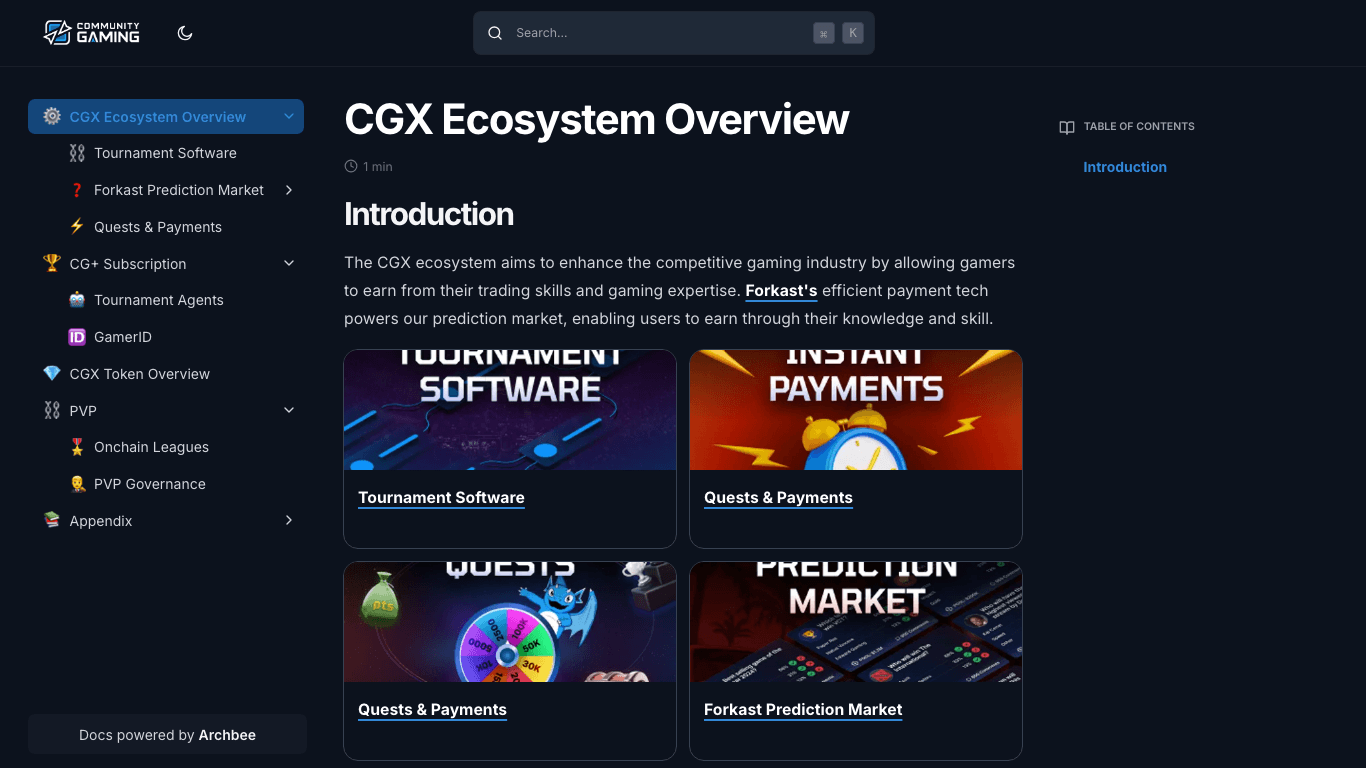 Whitepaper documentation portal