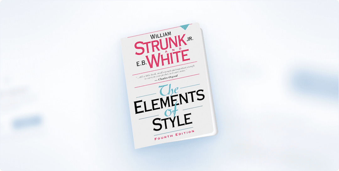 Book Review: "The Elements of Style" by William Strunk Jr. and E.B. White